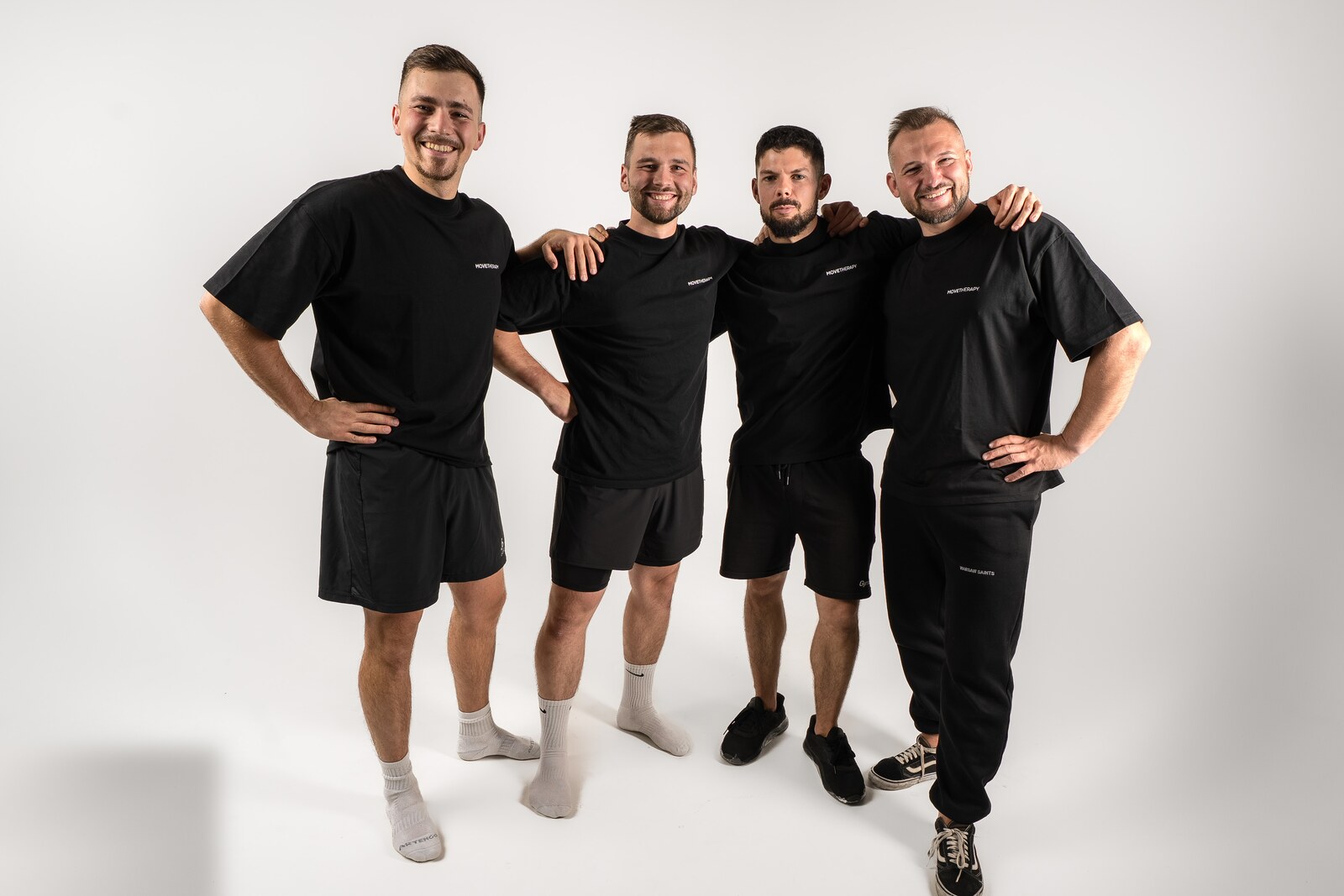 Kadra Akademii Move Therapy — Dominik Piksa, Damian Turski, Bartek Kruk i Marek Kuś