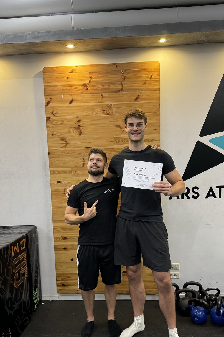 Trener po ukończeniu modułu zaawansowanego Move Therapy